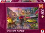 Schmidt Spiele Puzzle Schmidt din 500 piese - Parisul în ploaie (59713) Puzzle