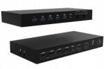 i-tec Usb-c Kvm dokkolóállomás 3 állomáshoz, dupla kijelzővel, tápellátással (C31KVMDOCKPDPRO)