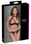 Cottelli Collection Nyitott Melltartó És Tanga Gát Nélkül, Fekete (2221276)
