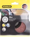 STANLEY Legyezőcsiszoló, átmérő: 125mm, Szemcsefinomság: P40