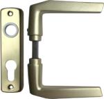 JKH Ajtókilincs Cz 410 + Ajtócím Lővér Pezsgő Eloxált Sb