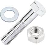 JKH Hatlapfejű Csavar 6x16mm, 10db-os + Anya + Alátét