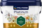 Poli-Farbe Platinum foltálló színes beltéri falfesték B90 Babérmeggy, 2, 5l