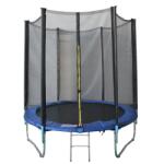  Trambulin védőhálóval+létrával 244 cm
