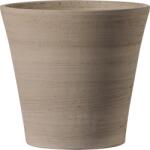 Deroma Agyag Kaspó 'vaso Cono' 21cm Grafit Színű