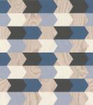 Rasch Vlies Tapéta Sansa, Kék-barna-bézs, 53 Cm X 10, 05 M, 638219