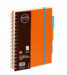 Grand Kerekbrulion A5/100K Kockás Narancssárga Grand (150-1410)