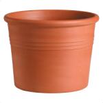 Deroma Agyagcserép Cilindro Bordato 14cm Terracotta