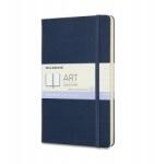 Moleskine vázlatfüzet, kemény, tiszta kék, L