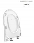 Villeroy & Boch Villeroy & Boch Avento WC-ülőke, fehér duroplast, SoftClosing, QuickRelease, ovális (9M87S101)
