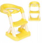 Ecotoys gyerek WC-ülőke lépcsőkkel és létrával (HA-P23S YELLOW)