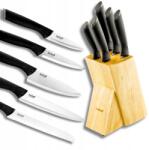 Tefal Konyhai kések szett, rozsdamentes acél, ergonomikus markolat, tárolóblokk (K221SA04)