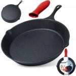 Vilde Öntöttvas serpenyő, 30cm, szilikon rátéttel (5904316471750)