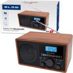 BLOW Retro Konyhai Rádió Hordozható Fm LCD Kijelző Bluetooth Usb-c Aux Sd (77-538#)