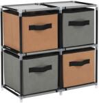  Camilo K57_58 Komód - barna-szürke (0000275354)