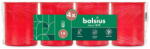Bolsius 4 бр. червени ритуални свещи Bolsius с горене 18 часа (BO-NR40-A4-R)