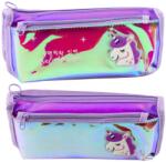 Lean Holografikus Lila Unikornisos Iskolai Tolltartó 21, 5×9 cm 21718 (21718) (21718)