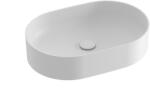 RAVAK Ceramic mosdótál 55x37 cm ovális mosdótálak fehér fényes XJX0E155000 (XJX0E155000)
