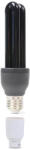 BeamZ BUV-27B Blacklight Energiatakarékos UV-A E27 izzó, 25W + Adapter