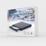 Gembird slim USB dvd író fekete DVD-USB-04 (DVD-USB-04)