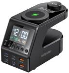 BlitzWolf BW-FW10 ébresztőóra töltővel 2xUSB-A, 4xUSB-C, 240W (BW-FW10) - wincity