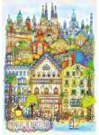 Trefl 12074 - Éjfél Barcelonában - 1000 db-os Premium Plus puzzle (12074)