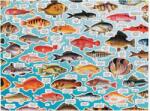 Galison 77202 - Judgy Fish 1000 Piece Puzzle - 1000 db-os puzzle (77202)