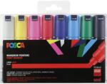 uni Uni Posca PC-8K 8mm Dekormarker készlet - Vegyes színek (8 db / csomag) (182608) (182608)