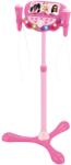 Lexibook Stativ reglabil cu 2 microfoane, Lexibook Barbie, efecte vocale, lumini si bluetooth speaker, Roz Instrument muzical de jucarie