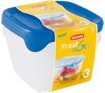 Keter "Fresh and Go" szögletes ételtartó szett 3x1.2l (182220) (182220) (182220)