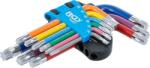 BGS technic Derékszögű kulcs készlet | több színű | rövid | T-profil (Torx) T10 - T50 | 9 darabos - BGS 74457 (BGS 74457)