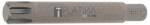 BGS technic Behajtófej | Hossz 100 mm | Külső hatszögletű 10 mm (3/8") | Ékprofil (RIBE) M14 - BGS 4780 (BGS 4780)