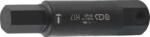BGS technic Behajtófej | Hossz 100 mm | Külső hatszögletű 22 mm | Belső hatszögletű 17 mm - BGS 5246-H17 (BGS 5246-H17)