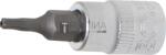 BGS technic Behajtófej | 6, 3 mm (1/4") | T-profil (Torx) T10 furattal - BGS 2357 (BGS 2357)