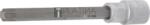 BGS technic Behajtófej | Hossz 140 mm | 12, 5 mm (1/2") | T-profil (Torx) T55 - BGS 5184-T55 (BGS 5184-T55)