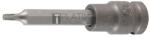BGS technic Levegős dugókulcs | Hossz 100 mm | 12, 5 mm (1/2") | T-profil (Torx) T25 - BGS 5470 (BGS 5470)