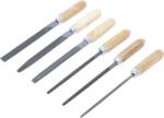 BGS technic Diy Kulcsreszelő- készlet | fanyéllel | 100 mm | 6 darabos - BGS 50204 (BGS 50204)