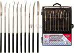 BGS technic Gyémánt lyukreszelő készlet | hajlított | 140 x 3 mm | 10 darabos - BGS 1921 (BGS 1921)