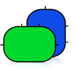  2in1 Chromakey Derítőlap -Kék & Zöld Fotós Derítő háttér (150x250cm) (R-YB27B)