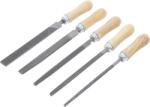 BGS technic Diy Reszelőkészlet | fanyéllel | 150 mm | 5 darabos - BGS 50206 (BGS 50206)