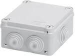 Gewiss Cutie De Jonctiune Doza Cu Capac De Fixare Rapida IP55 Dimensiuni Interne 100X100X50 Pereti Cu Presetupe Gwt 960ºc Gri Ral 7035 Gewiss GW44054 (GW44054)