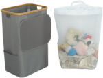 Leziter Szennyeskosár 100L szürke 44x33x67 cm (LSZEK-100-GR) - platinashop