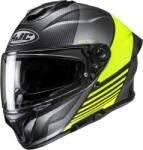 HJC Cască integrală pentru motocicletă HJC C71 Morix MC3HSF negru-gri-galben fluo (HJC185273)