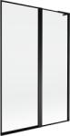 Mexen Mist L, kétszárnyú kádparaván, jobb oldali 120 x 150 cm, fekete keret, fekete - 8A9L-120-011-70-70-P (8A9L-120-011-70-70-P)