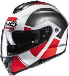 HJC Cască de motocicletă pliabilă HJC C91N Jyn MC1 negru-alb-roșu (HJC107401)