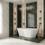 Rea Ofelia, szabadon álló akrilkád 1700x740x595 mm, fényes fehér, REA-W0126 (REA-W0126)