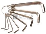 BGS technic Kraftmann Derékszögű kulcs készlet | belső hatszögletű 2 - 10 mm | 8 darabos - BGS 7842 (BGS 7842)