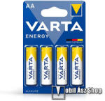VARTA ENERGY tartós elem, 4db / csomag, AA, R3, 1.5V, alkáli
