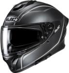 HJC Cască integrală pentru motocicletă HJC C71 Quez negru-argintiu (HJC185475)
