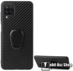 Ott! Mobile SAMSUNG Galaxy A12 (SM-A125F), OTT! CARBON RING mobiltok, Fekete
